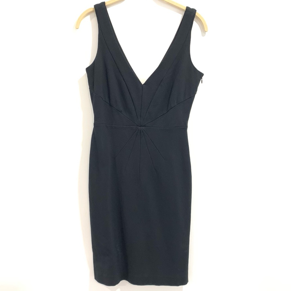 Banana Republic Black Fitted Dress 4 LBD